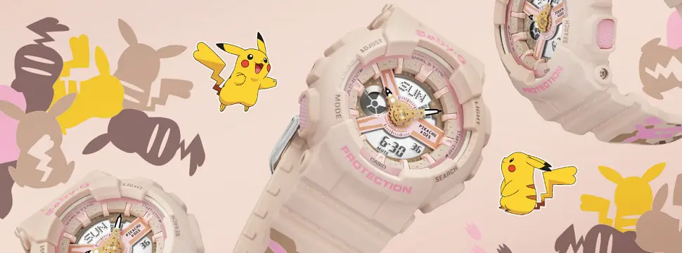 Por R$ 1.299, Casio traz para o Brasil o relógio do Pikachu