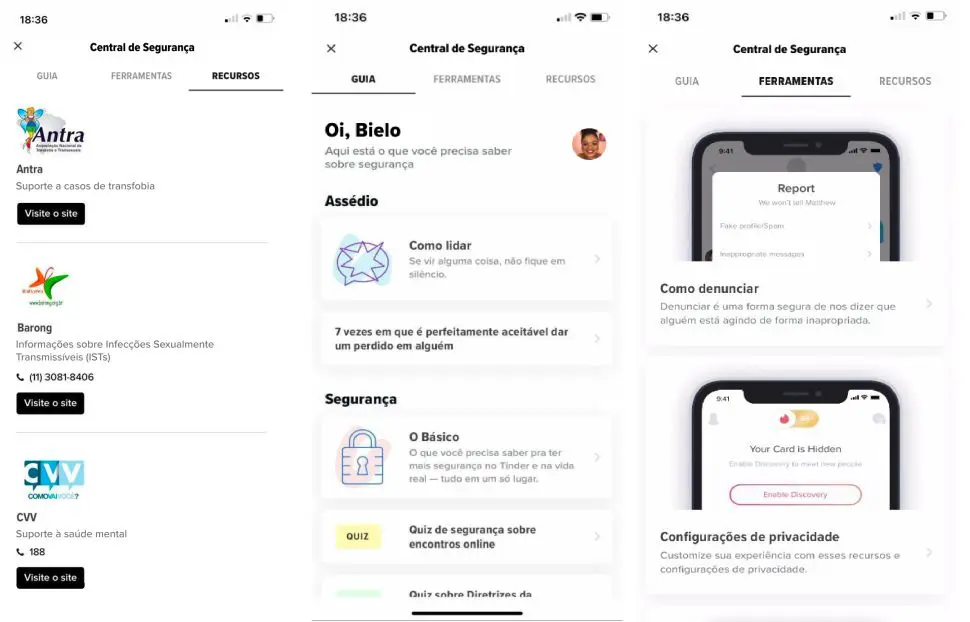 Contra agressões, Tinder lança Central de Segurança