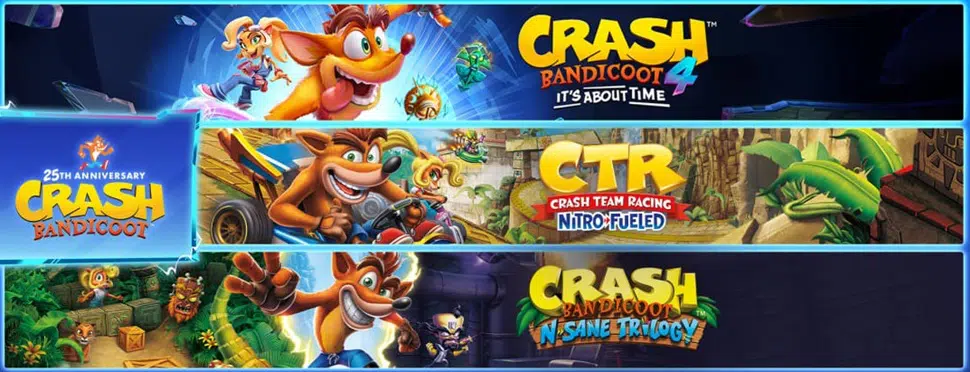 Crash Bandicoot ganha pacote promocional com 50% de desconto nos consoles