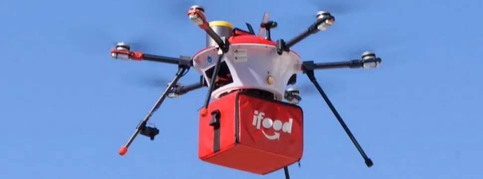 iFood já está autorizado a realizar delivery com drones no Brasil