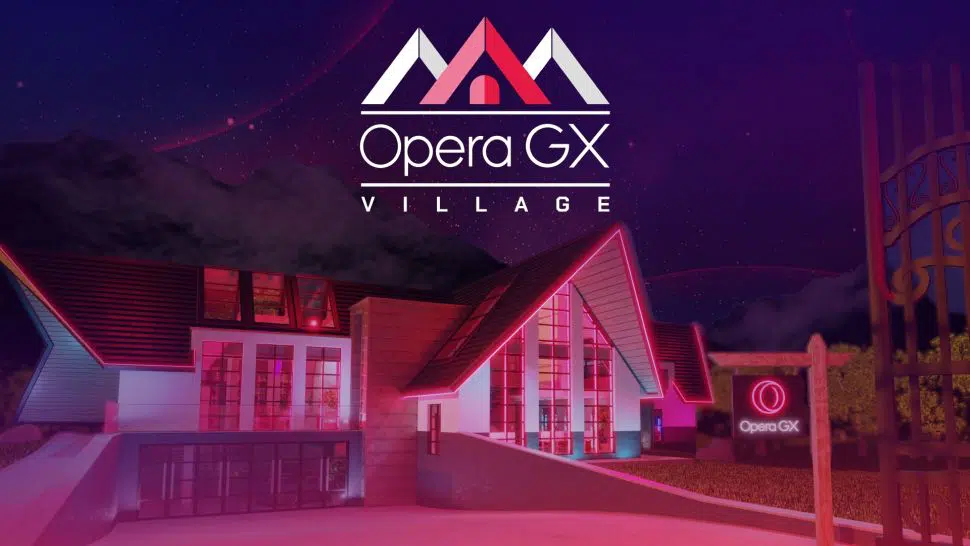 Opera GX Village: navegador cria mansão para gamers