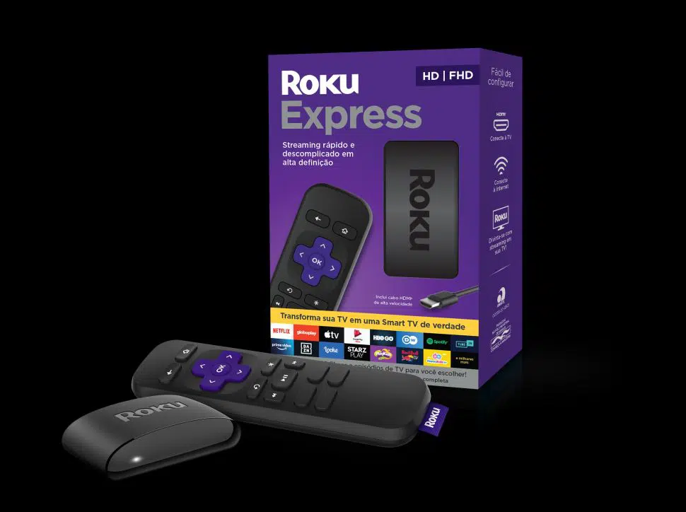 Roku Express: plataforma de streaming entra em promoção por R$ 199