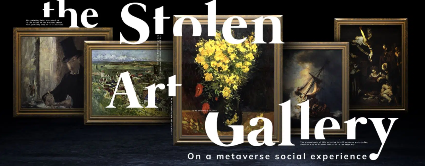 The Stolen Art Gallery: experiência digital resgata obras de arte desaparecidas