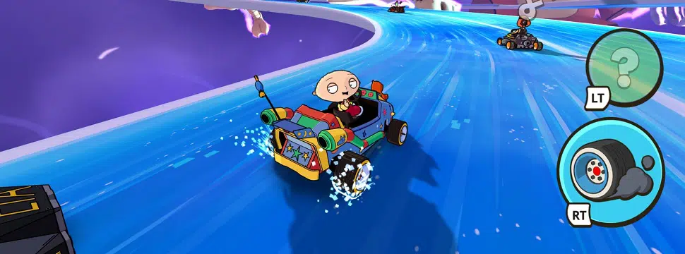 Novo jogo de kart reúne personagens de Uma Família da Pesada e mais séries