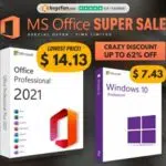 Office 2021 genuíno custando só US$ 14,13! Windows 10 por apenas US$ 7,43 na Keysfan!