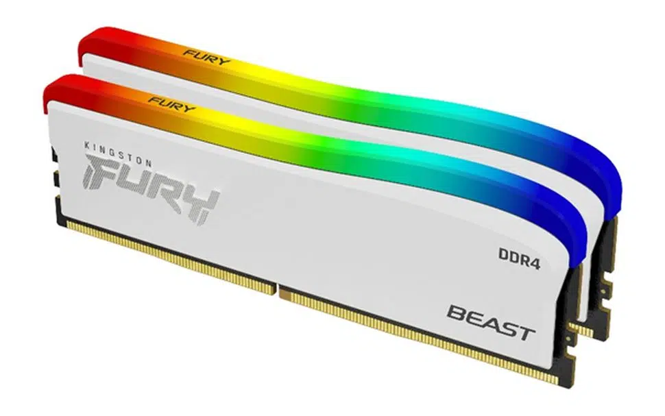 Games: memória Kingston FURY Beast DDR4 RGB ganha edição branca