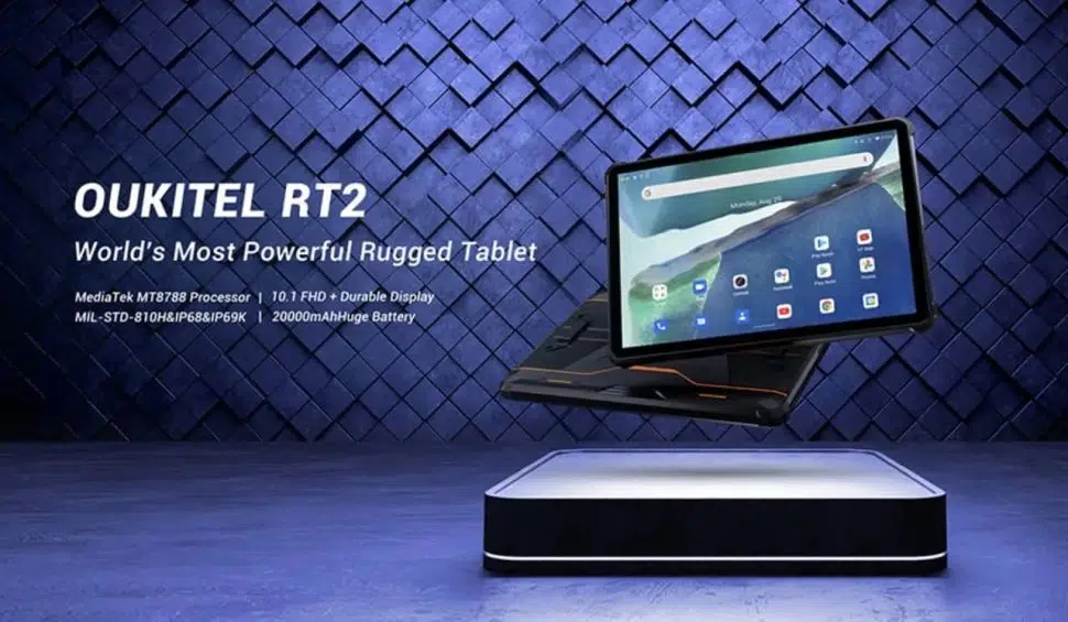 OUKITEL RT2: tablet impermeável sai de R$ 4,4 mil por R$ 1,3 mil na AliExpress