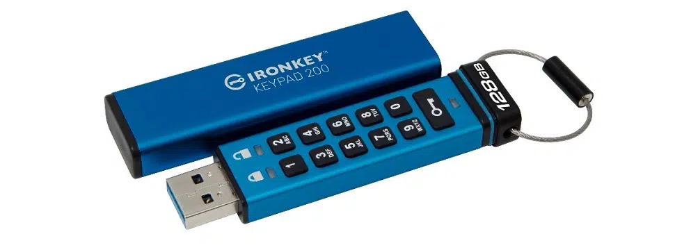 Kingston lança IronKey Keypad 200, novo pendrive criptografado