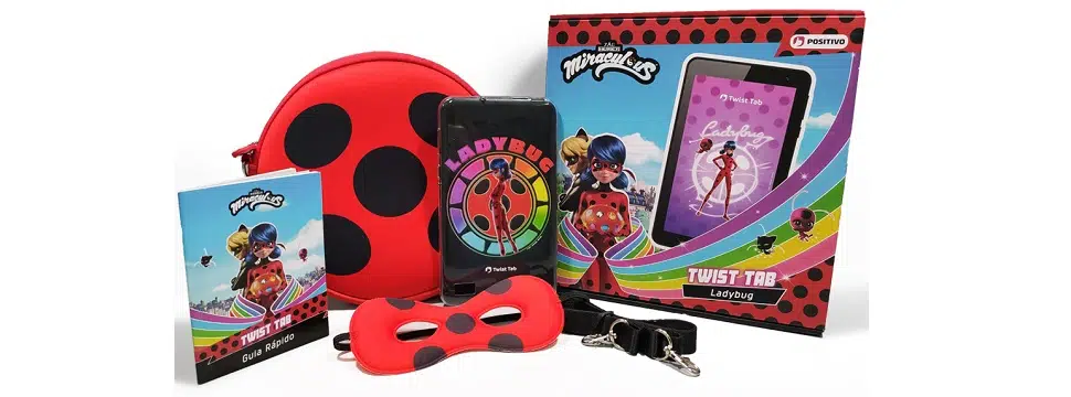 Positivo lança tablet da Ladybug com aplicativos infantis e mimos