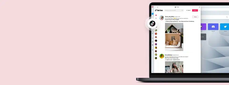TikTok no Opera: navegador é primeiro a dar suporte à rede social