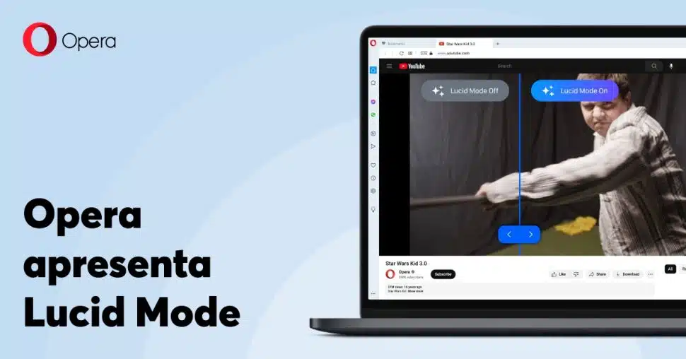 Opera: recurso Lucid Mode melhora qualidade de vídeos e revitaliza filmes clássicos