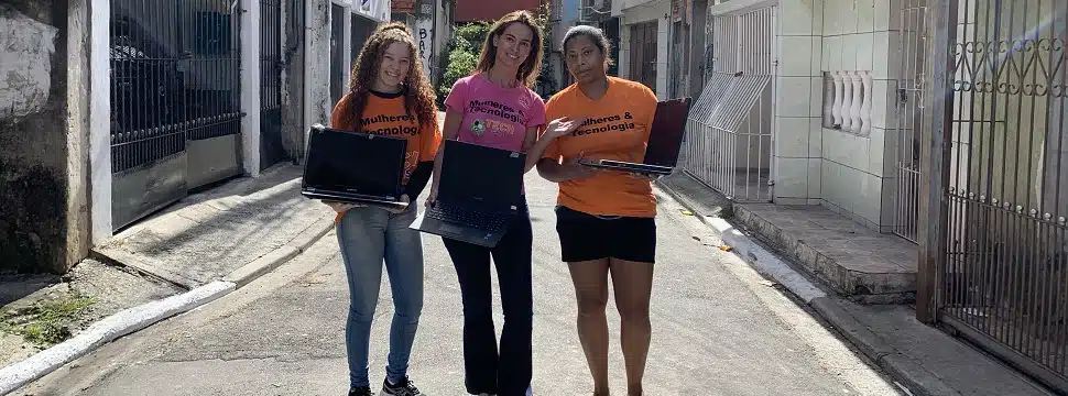 Tech Girls oferece aulas gratuitas de TI e tratamento de lixo eletrônico para mulheres