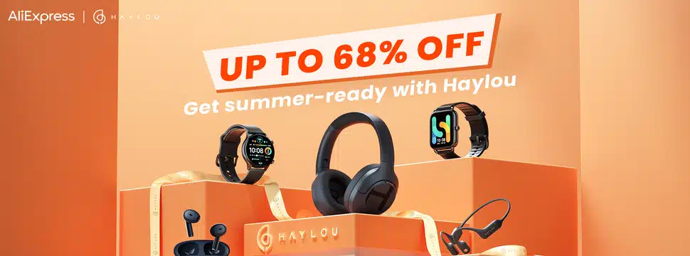 Saldão de inverno da HAYLOU dá até 68% off em smartwatches e fones de ouvido