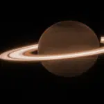 James Webb: telescópio revela imagem dos anéis brilhantes de Saturno