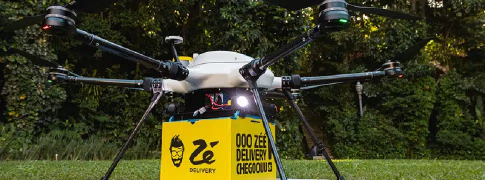 Zé Delivery realiza testes para entregar bebidas via drone