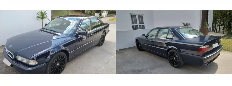 VW 1992 e BMW 1996: carros clássicos vão a leilão