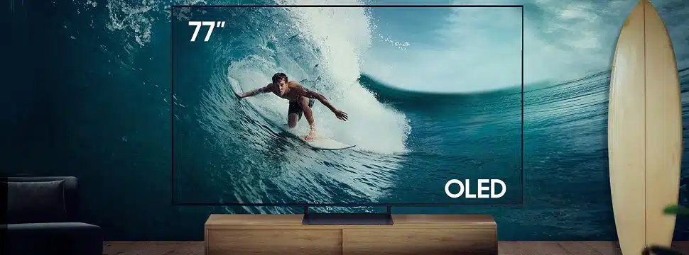 Telas gigantes: Samsung lança televisores OLED e QLED de até 98 polegadas