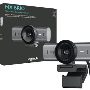 Logitech: webcam MX Brio Ultra HD 4K chega ao Brasil