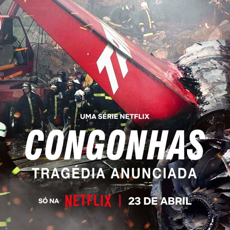 Pôster de Congonhas – Tragédia Anunciada / Crédito da foto: Divulgação – Netflix